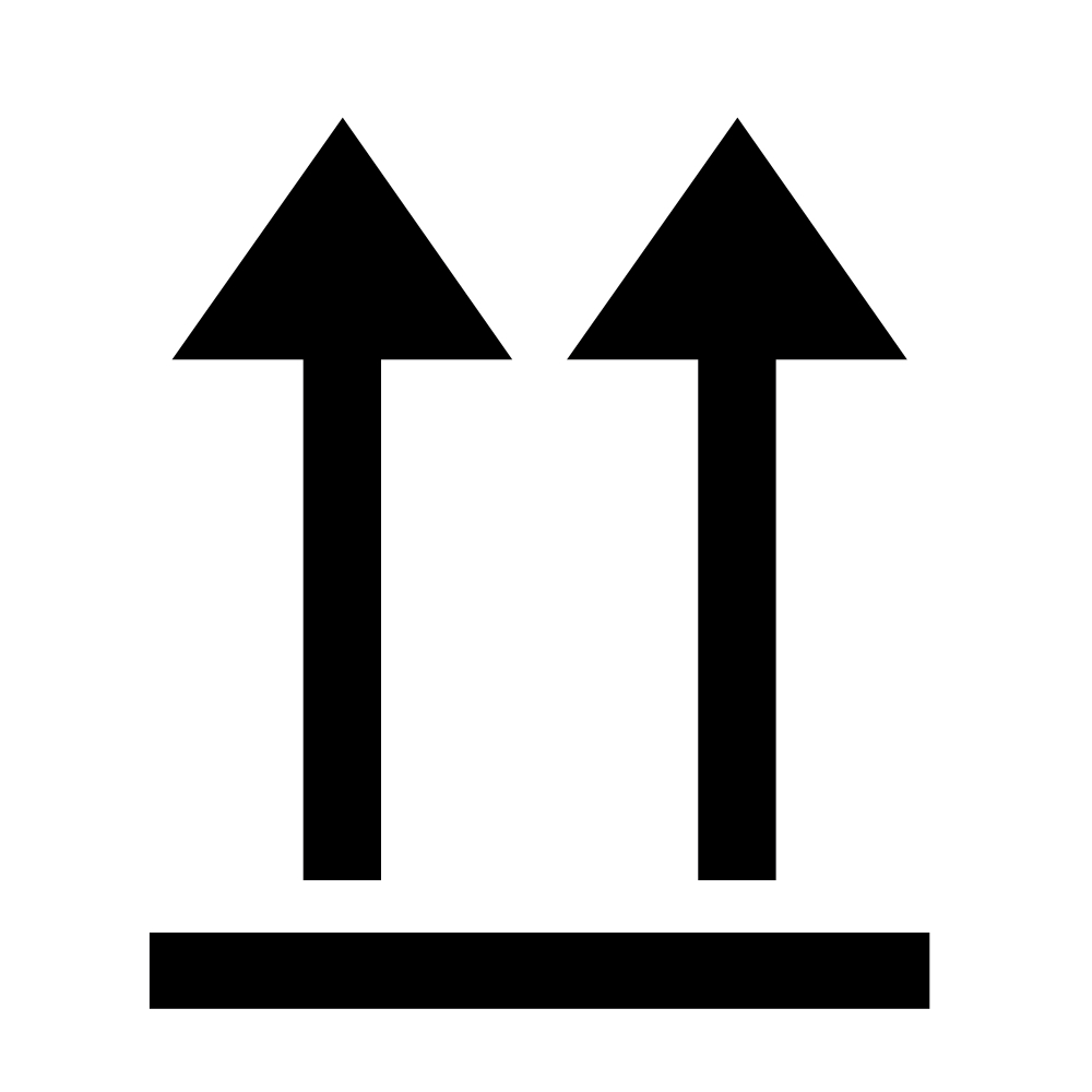 Two arrow coming from the ground pointing upwards.